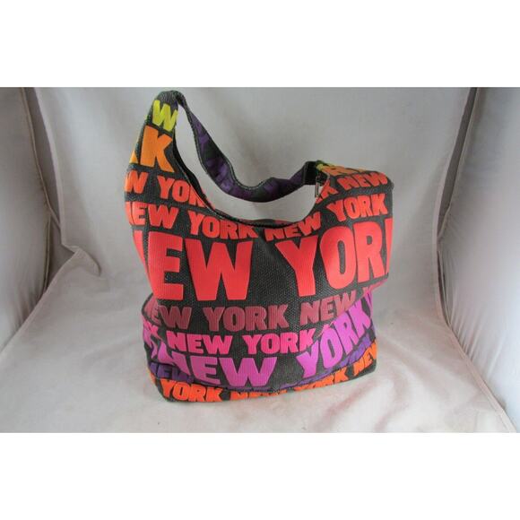 TORKIA New York All Over Print Purse Tote Bag  Embossed Shopping Travel - Picture 2 of 7